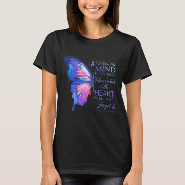 Camiseta Borboleta de Conscientização de Heimerheimers (Frente)