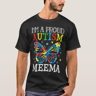 Camiseta Borboleta de Conscientização do Autismo Sou um Org