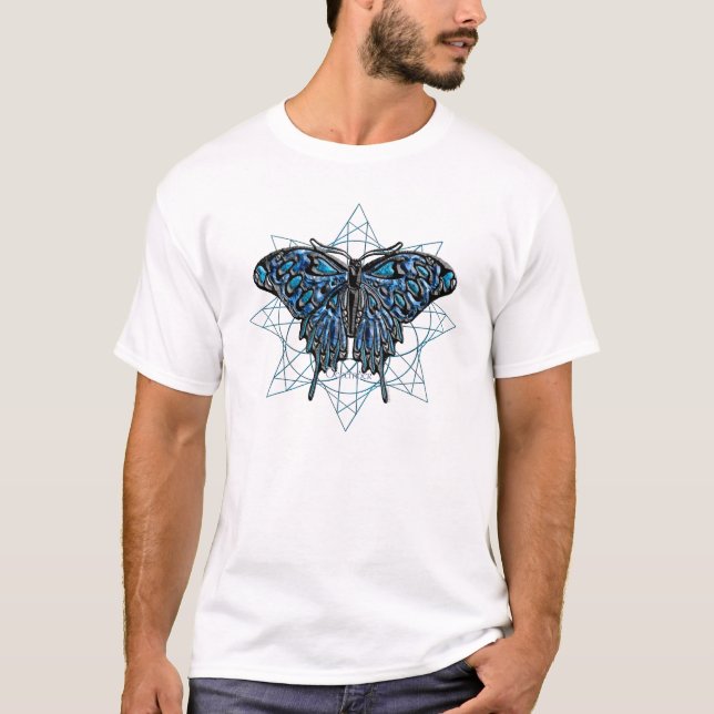 Camiseta Borboleta de dezembro Birthstone (Frente)