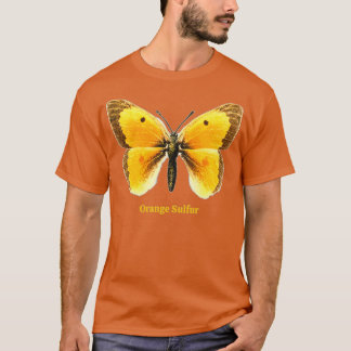 Camiseta Borboleta de enxofre laranja