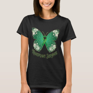 Camiseta Borboleta de Fita Verde Mandala Transplantada Sobr