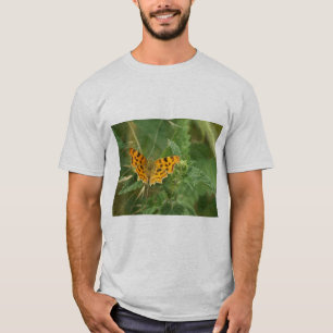 Camiseta Borboleta de Foto de Cinzas Moderna