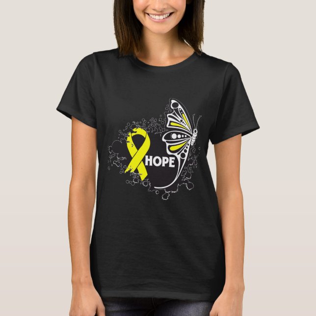Camiseta Borboleta de Prevenção ao Suicídio Esperança (Frente)