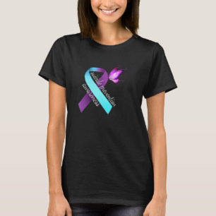 Camiseta Borboleta de Sensibilização para a Prevenção d