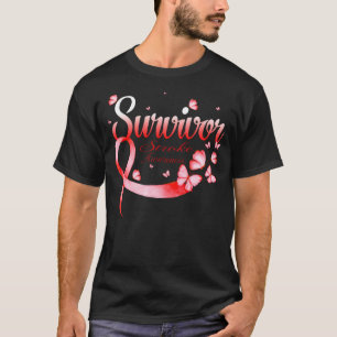 Camiseta Borboleta de Sensibilização por Acidente de Sobrev