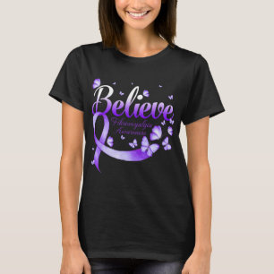 Camiseta Borboleta de Sensibilização por Fibromialgia