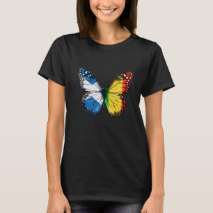 Camiseta Borboleta de Sinalizador do Mali escocês