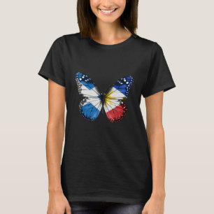 Camiseta Borboleta de Sinalizador Filipino Escocês