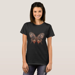 CAMISETA BORBOLETA DE STEAMPUNK