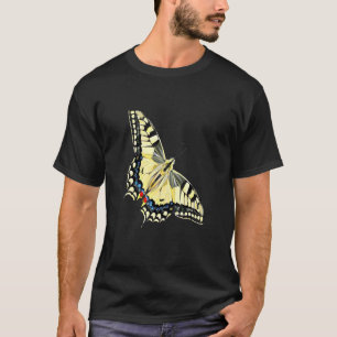 Camiseta Borboleta de Swallowtail Multicolorido, Cuja Color