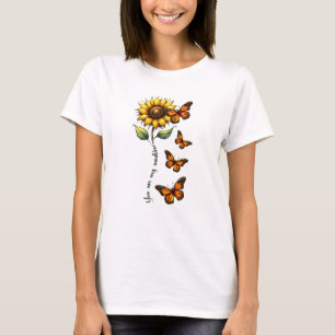 Camiseta Borboleta de Verão Vibrações de Sol