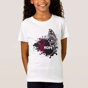 Camiseta Borboleta do Amyloidosis da esperança
