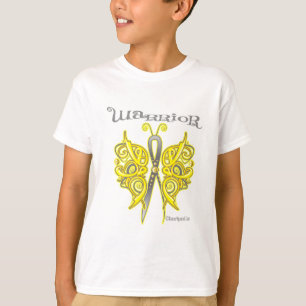 Camiseta Borboleta do céltico do guerreiro do cancer do