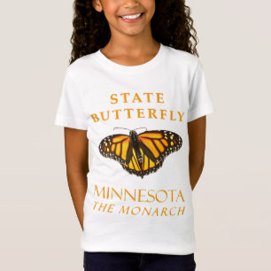 Camiseta Borboleta do Território de Minnesota O Monarca