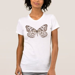 Camiseta Borboleta do tigre da castanha