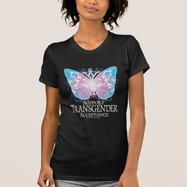 Camiseta Borboleta do Transgender (Frente)