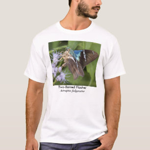 Camiseta Borboleta Dois-Barrada do pisca-pisca