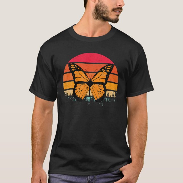 Camiseta Borboleta Dons De Sobrecarga Retrosolar Monarca De (Frente)