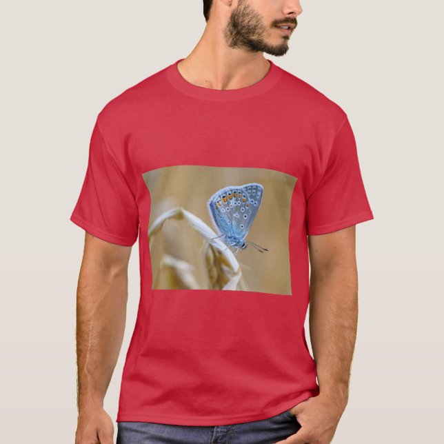 Camiseta Borboleta Elegante Gráfico da Natureza (Frente)
