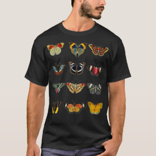Camiseta Borboleta Entomologia Arte Lepidopterista Amor Cub