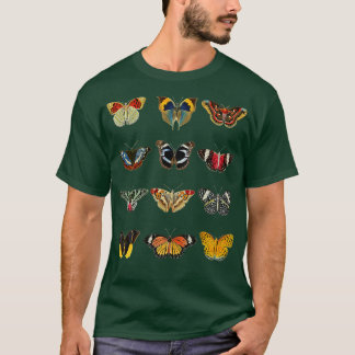 Camiseta Borboleta Entomologia Arte Lepidopterista Amor Cub