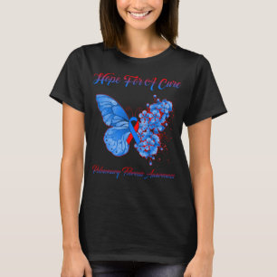 Camiseta Borboleta Espera Por Fibrose Pulmonar Cura