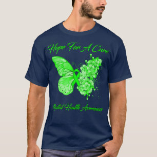 Camiseta Borboleta Espera Por Uma Consciência Mental Cura