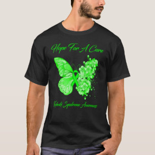 Camiseta Borboleta Espera Por Uma Síndrome De Kabuki Cura A
