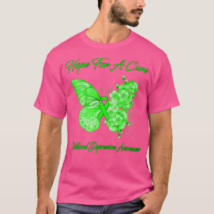 Camiseta Borboleta Esperança Por Uma Depressão De Crianças