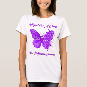 Camiseta Borboleta Esperança Por Uma Malformação Chiari