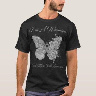 Camiseta Borboleta Eu sou um guerreiro Charcot Marie Tooth 