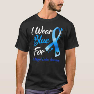Camiseta Borboleta Eu Uso Azul Para Conscientização De Von 