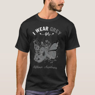 Camiseta Borboleta Eu Visto Cinzas Para A Consciência Da As