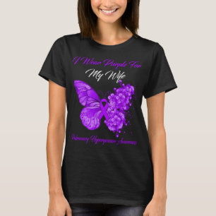 Camiseta Borboleta Eu Visto Roxo Para Minha Esposa Hino Pul