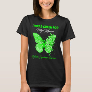 Camiseta Borboleta Eu Visto Verde Para Minha Mãe Sintoma N