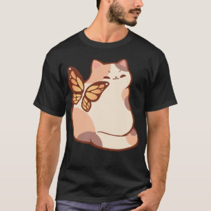Camiseta Borboleta Fada Calico Cat