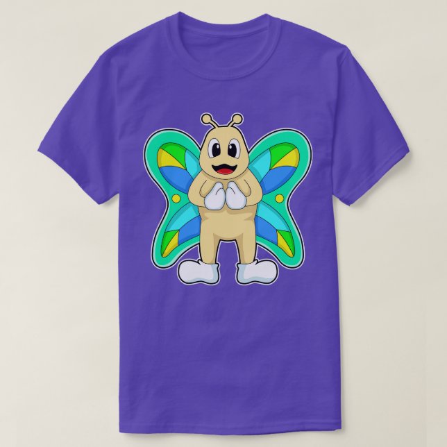 Camiseta Borboleta feliz (Frente do Design)