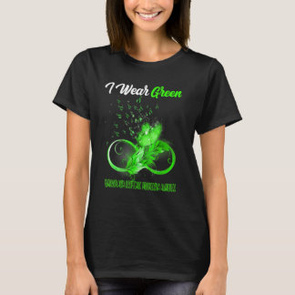 Camiseta Borboleta Fibroplasia de Folha de Briso Ossificant