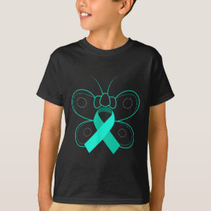 Camiseta Borboleta Fita Saúde Mental Shirt Health