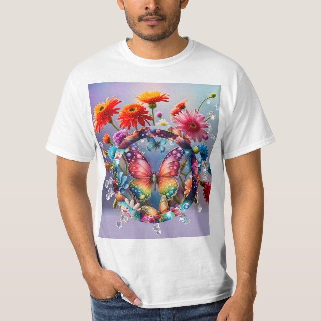 Camiseta Borboleta Flor (Frente)