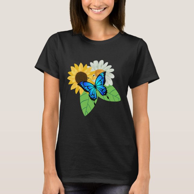Camiseta Borboleta Floral (Frente)