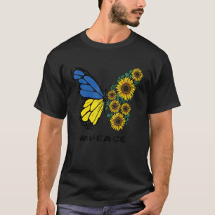 Camiseta Borboleta Girassol, # Paz