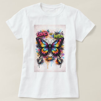 Camiseta Borboleta Grafite Butterfly Tees Co. 0047