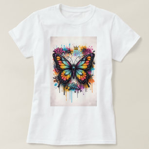 Camiseta Borboleta Grafite Butterfly Tees Co. 0047