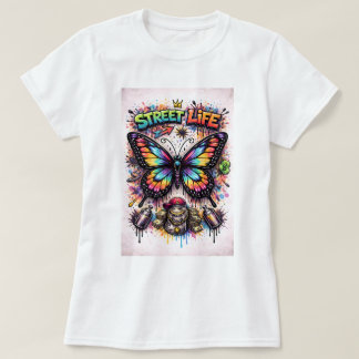 Camiseta Borboleta Grafite Butterfly Tees Co. 0047