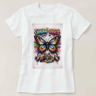 Camiseta Borboleta Grafite Butterfly Tees Co. 0047