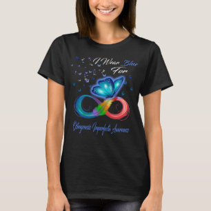 Camiseta Borboleta I Veste Azul Para Osteogênese Imperfeiçã