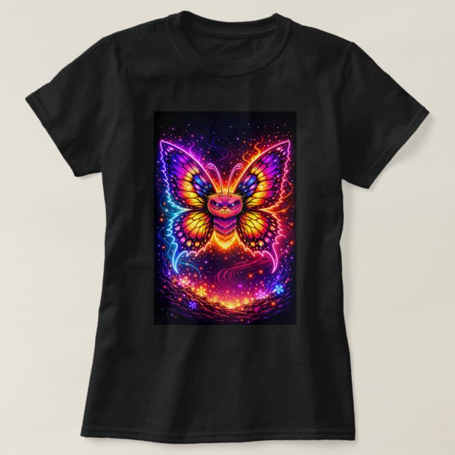 Camiseta Borboleta Irritada Butterfly Tees Co. 004 (Frente do Design)
