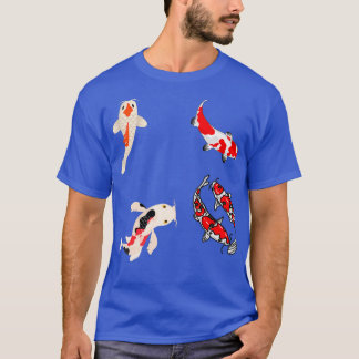 Camiseta Borboleta Koi Orange Tattoo Fish 5