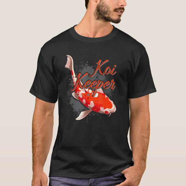 Camiseta Borboleta Koi Pond Showa Koi Fish Tancho Sanke Koh (Frente)